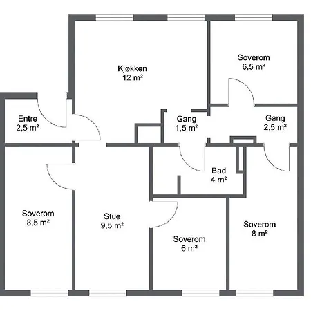 Nedre Mollenberg - And Spacious Appartamento Trondheim